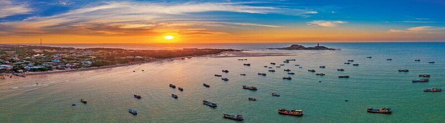 Phan Thiet beach sunset